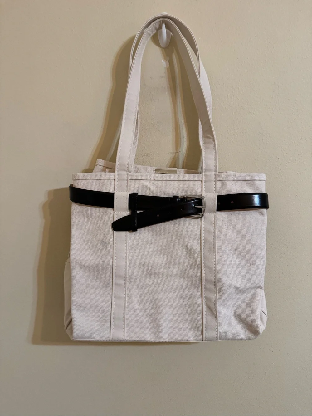 Tibi x L.L. Bean The Re-Imagined Boat and Tote Bag Natural